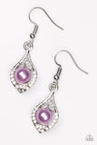 Paparazzi "Westminster Waltz" Purple Earrings Paparazzi Jewelry