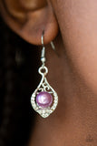 Paparazzi "Westminster Waltz" Purple Earrings Paparazzi Jewelry