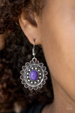 Paparazzi "Summer Blooms" Purple Earrings Paparazzi Jewelry