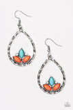 Paparazzi "Lotus Laguna" Multi Earrings Paparazzi Jewelry