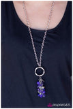 Paparazzi "To the Ends of the Earth" Purple Necklace & Earring Set Paparazzi Jewelry
