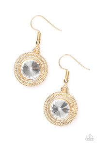 Paparazzi VINTAGE VAULT "Beginners LUXE" Gold Earrings Paparazzi Jewelry