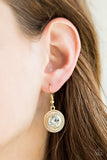 Paparazzi VINTAGE VAULT "Beginners LUXE" Gold Earrings Paparazzi Jewelry