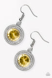 Paparazzi "Beginners Luxe" Yellow Earrings Paparazzi Jewelry