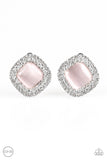 Paparazzi "DEW What I DEW" Pink Clip On Earrings Paparazzi Jewelry