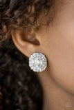 Paparazzi "Starry Starlet" White Post Earrings Paparazzi Jewelry