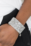 Paparazzi "More Bang For Your Buck" Silver Wrap Bracelet Paparazzi Jewelry