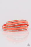 Paparazzi "Going For Glam" Orange Wrap Bracelet Paparazzi Jewelry