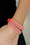 Paparazzi "Going For Glam" Orange Wrap Bracelet Paparazzi Jewelry