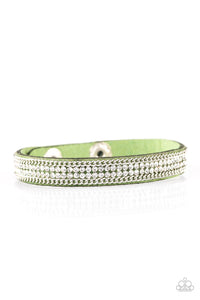 Paparazzi "Babe Bling" Green Wrap Bracelet Paparazzi Jewelry
