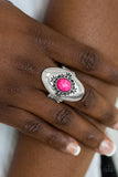 Paparazzi VINTAGE VAULT "Stone Gardens" Pink Ring Paparazzi Jewelry