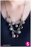 Paparazzi "Leave Me Breathless - Brown" necklace Paparazzi Jewelry