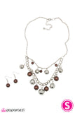 Paparazzi "Leave Me Breathless - Brown" necklace Paparazzi Jewelry