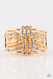 Paparazzi "Showbiz Beauty" Gold Ring Paparazzi Jewelry