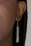 Paparazzi VINTAGE VAULT "Tempting Temptress" White Necklace & Earring Set Paparazzi Jewelry