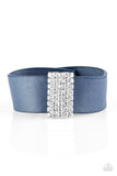 Paparazzi "Walk The CATWALK" Blue Wrap Bracelet Paparazzi Jewelry