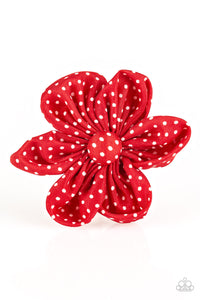 Paparazzi "Right On The Dot" Red Hair Clip Paparazzi Jewelry