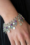 Paparazzi "Triassic Trade Route" Purple Bracelet Paparazzi Jewelry