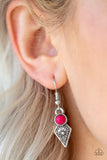 Paparazzi "Jurassic Jamboree" Pink Necklace & Earring Set Paparazzi Jewelry