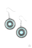 Paparazzi "Rainbow Riviera" Blue Earrings Paparazzi Jewelry