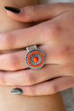 Paparazzi VINTAGE VAULT "Tide Pools" Red Ring Paparazzi Jewelry