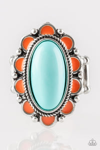 Paparazzi "Beach Bloom" Blue Ring Paparazzi Jewelry