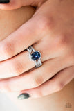 Paparazzi "Home is Where The Castle Is" Blue Ring Paparazzi Jewelry