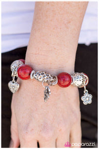 Paparazzi "Come To Think Of It..." Red Bracelet Paparazzi Jewelry