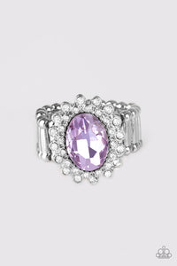 Paparazzi "Castle Chic" Purple Ring Paparazzi Jewelry