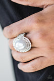 Paparazzi VINTAGE VAULT "Opulently Olympian" Silver Ring Paparazzi Jewelry