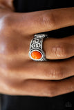 Paparazzi VINTAGE VAULT "Totally Tidal" Orange Ring Paparazzi Jewelry