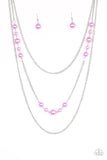 Paparazzi "Diva Dilemma" Purple Necklace & Earring Set Paparazzi Jewelry