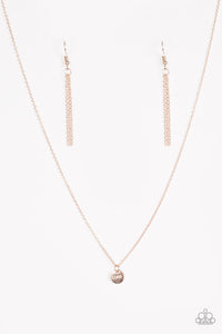 Paparazzi "Love At First SHINE" Rose Gold Necklace & Earring Set Paparazzi Jewelry