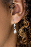 Paparazzi "Stardom Shine" White Necklace & Earring Set Paparazzi Jewelry