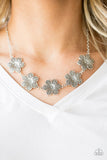 Paparazzi "Island Maven" Silver Necklace & Earring Set Paparazzi Jewelry