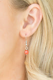 Paparazzi VINTAGE VAULT "Malibu Mixer" Orange Necklace & Earring Set Paparazzi Jewelry