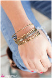 Paparazzi "Stacked Against Me" bracelet Paparazzi Jewelry