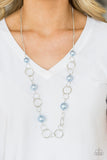 Paparazzi "Darling Duchess" Blue Necklace & Earring Set Paparazzi Jewelry