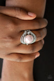 Paparazzi "Quite Queen Mary" Pink Ring Paparazzi Jewelry