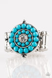 Paparazzi VINTAGE VAULT "High-Tide Pool Party" Blue Ring Paparazzi Jewelry