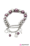 Paparazzi "Mauve Over!" bracelet Paparazzi Jewelry