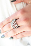 Paparazzi VINTAGE VAULT "Magnificently Mermaid" White Ring Paparazzi Jewelry