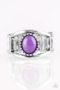 Paparazzi VINTAGE VAULT "Summer Tour" Purple Ring Paparazzi Jewelry