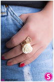 Paparazzi "Vintage Vision - Gold" ring Paparazzi Jewelry