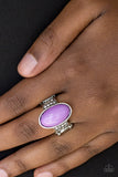 Paparazzi "BEAD-To-Know Basis" Purple Ring Paparazzi Jewelry