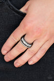 Paparazzi "Royal Treasure Chest" Black Ring Paparazzi Jewelry