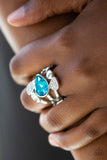 Paparazzi "Regal Reign" Blue Ring Paparazzi Jewelry