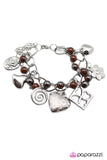 Paparazzi "Collecting My Thoughts" Brown Bracelet Paparazzi Jewelry