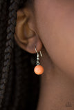 Paparazzi "Let Your Dreams Bloom" Orange Necklace & Earring Set Paparazzi Jewelry