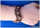 Paparazzi "All In A Row" Brown Bracelet Paparazzi Jewelry